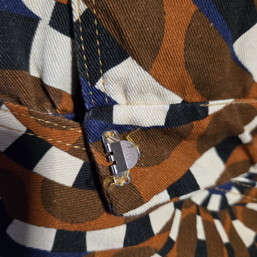 FARM Rio Blue and Brown Swirl Jumpsuit - Picture 6 of 11